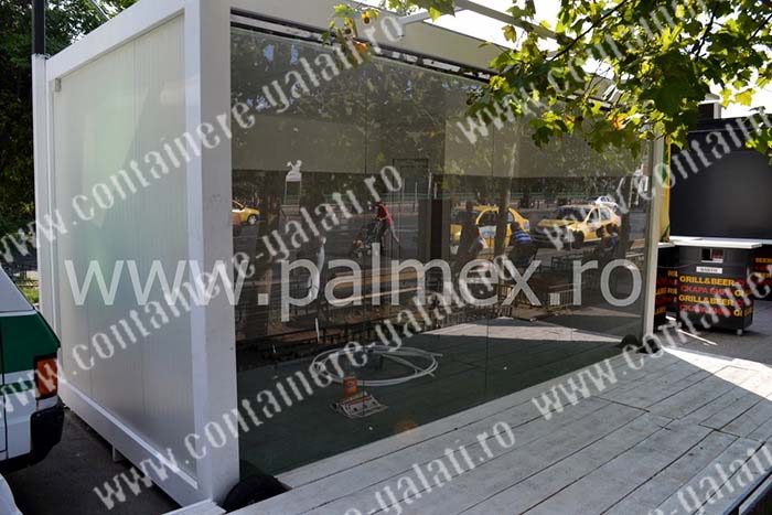 container perte geam Giurgiu